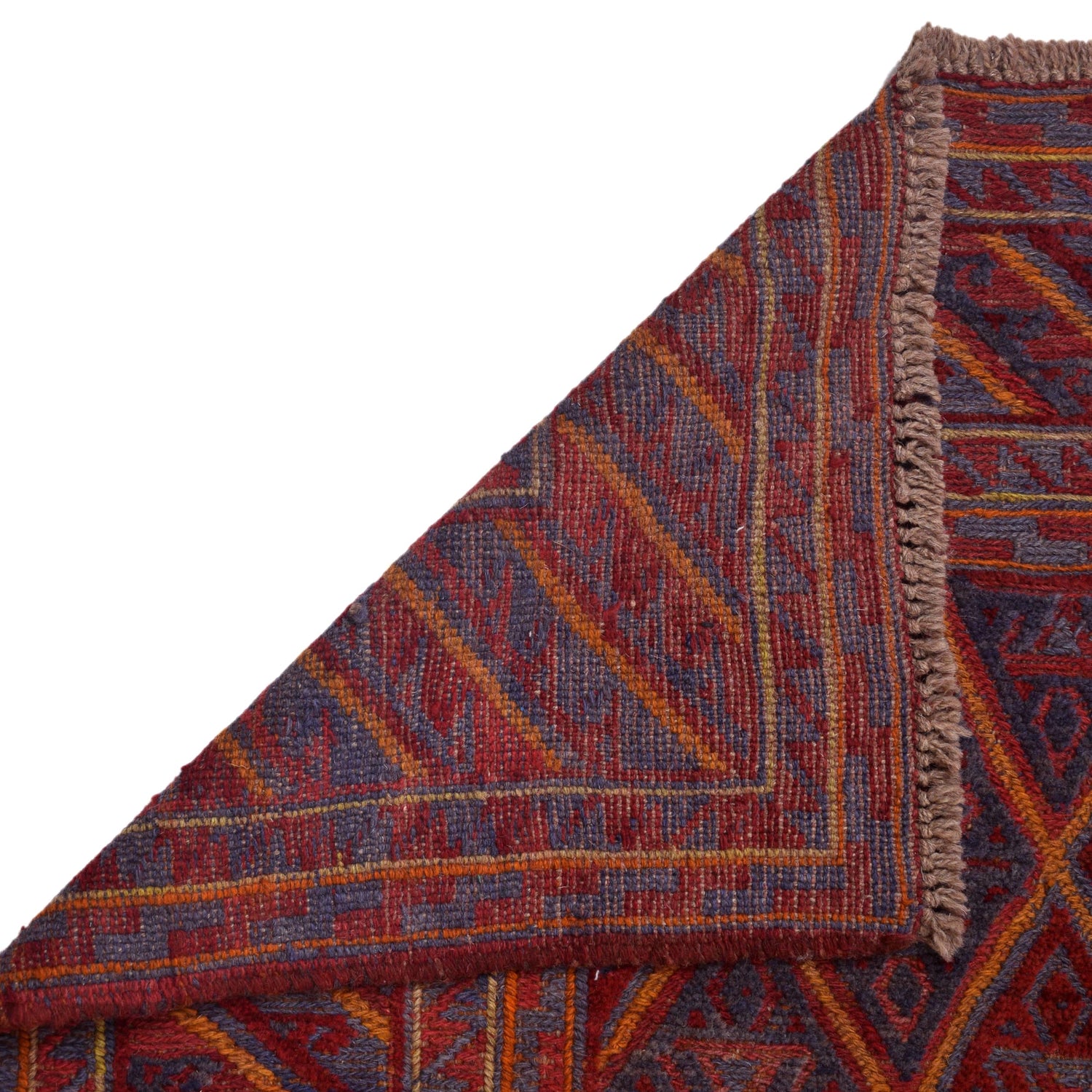 Red Mashwani Rug 6' 10" x 9' 3" (ft) - No. G31793