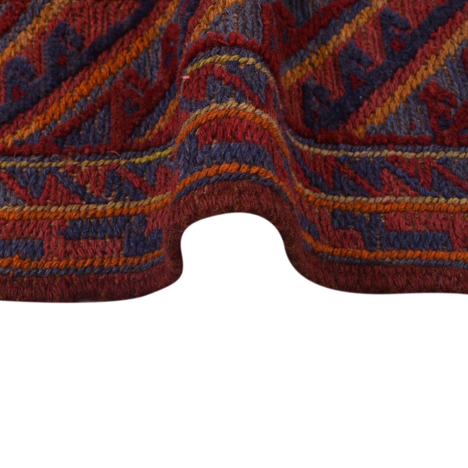 Red Mashwani Rug 6' 10" x 9' 3" (ft) - No. G31793