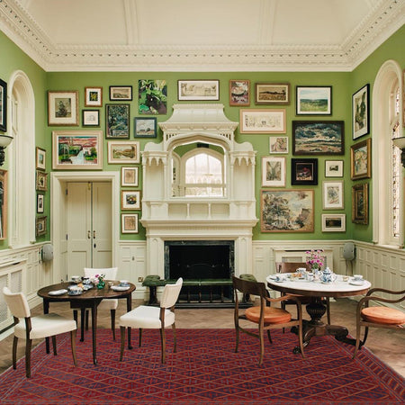 Red Mashwani Rug 6' 10" x 9' 3" (ft) - No. G31793