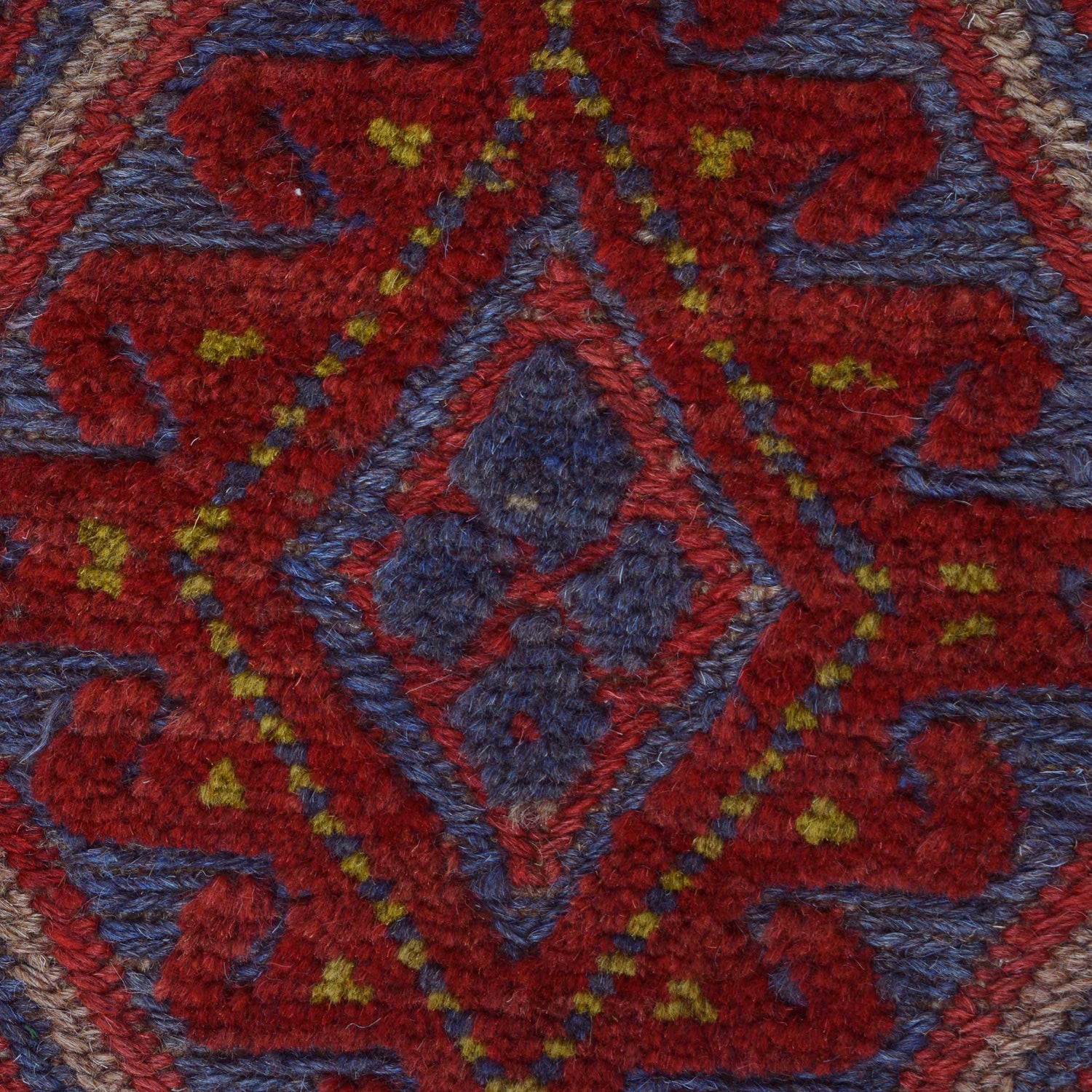 Red Mashwani Rug 6' 6" x 8' 9" (ft) - No. G31794