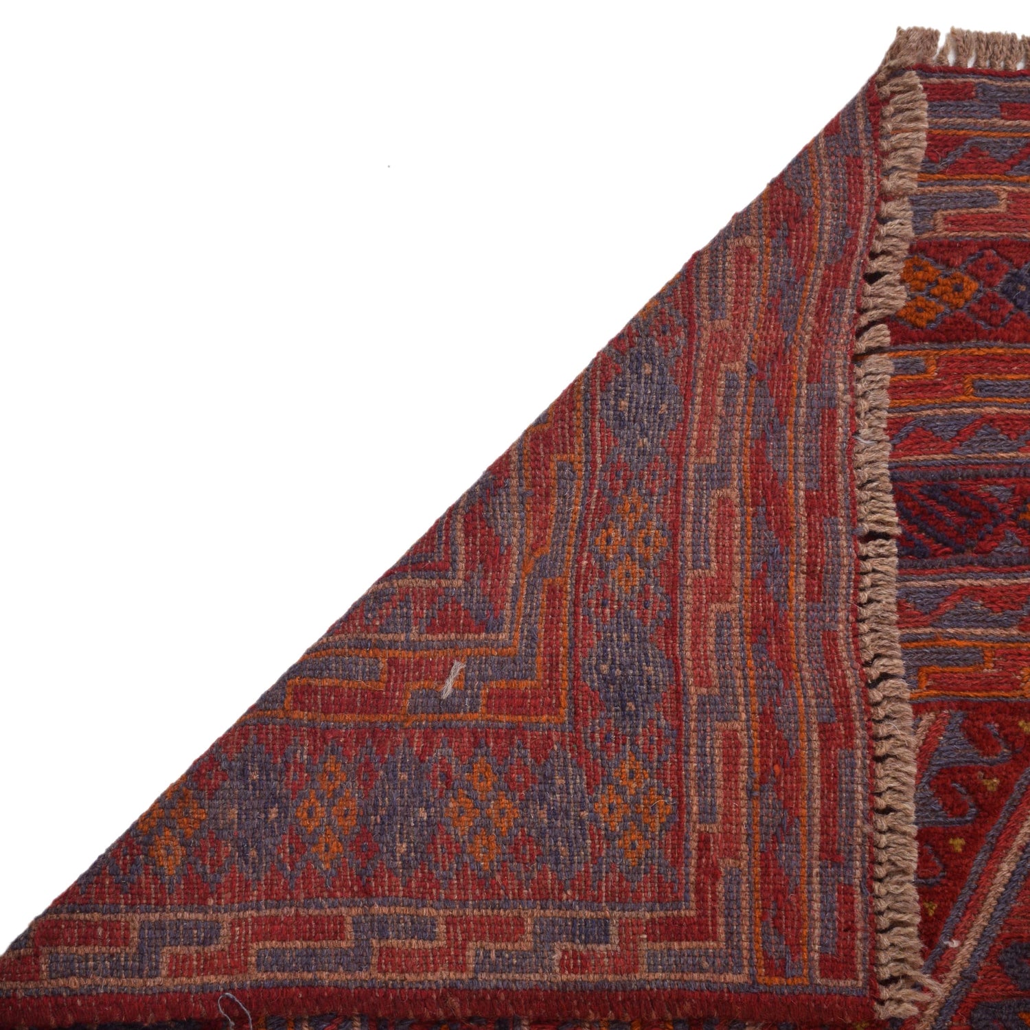 Red Mashwani Rug 6' 6" x 8' 9" (ft) - No. G31794