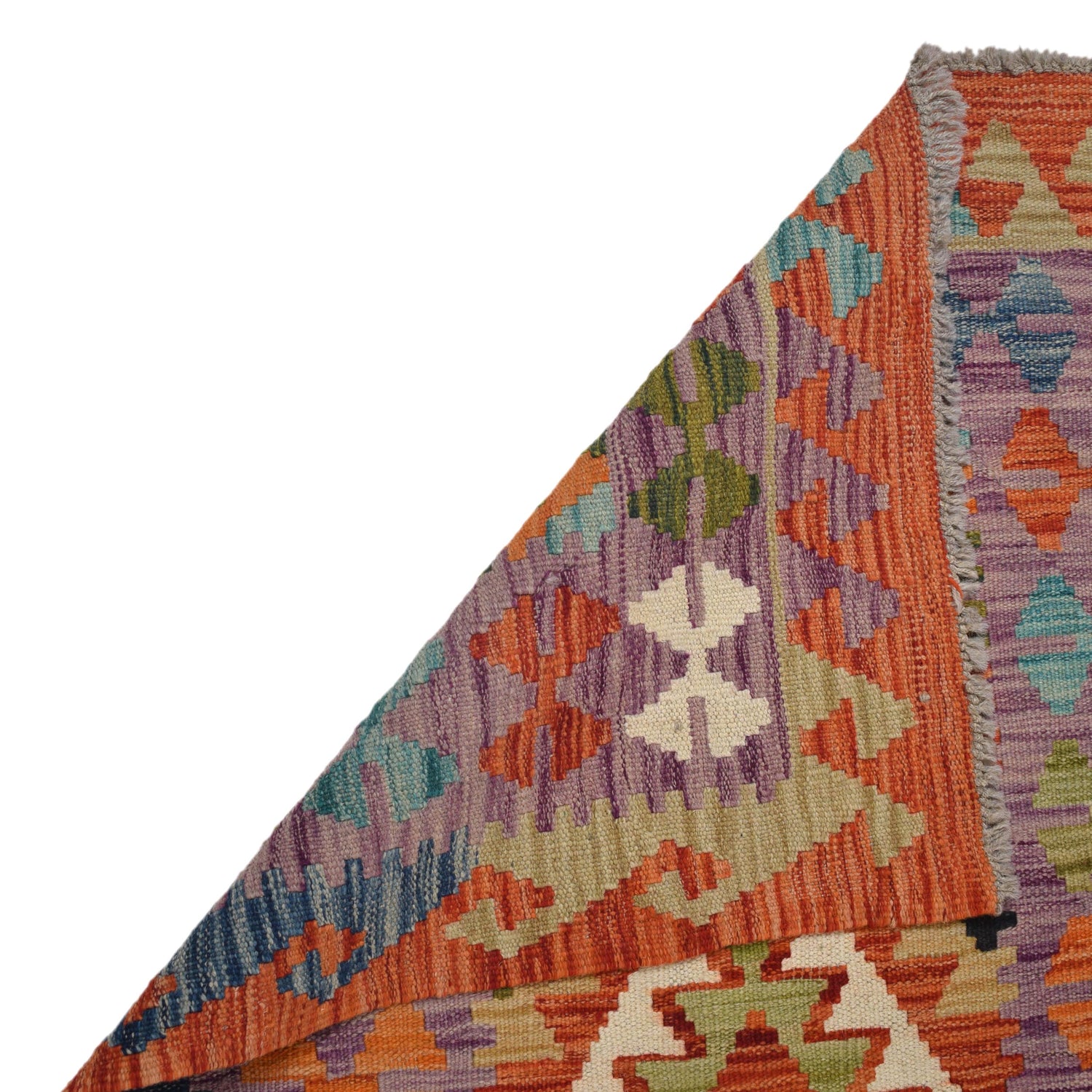 Vegetable Kilim Runner 2' 7" x 7' 10" (ft) - No. G31811