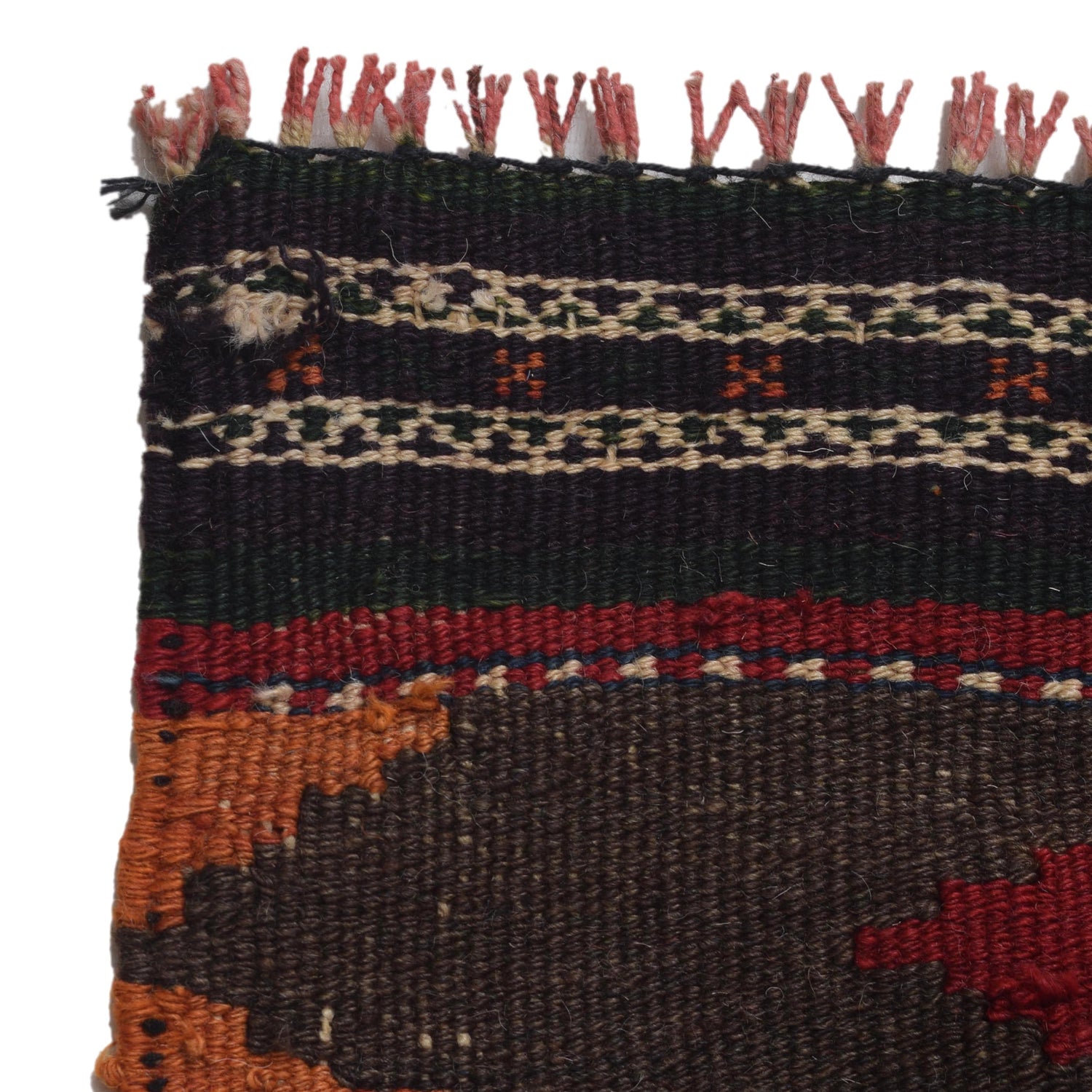 Flat Weave Kilim Runner 3' 8" x 10' 0" (ft) - No. G32088