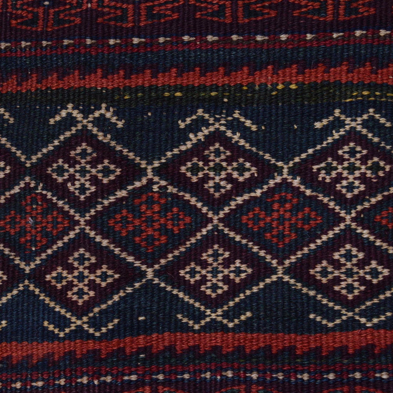 Flat Weave Kilim Runner 3' 8" x 10' 0" (ft) - No. G32088