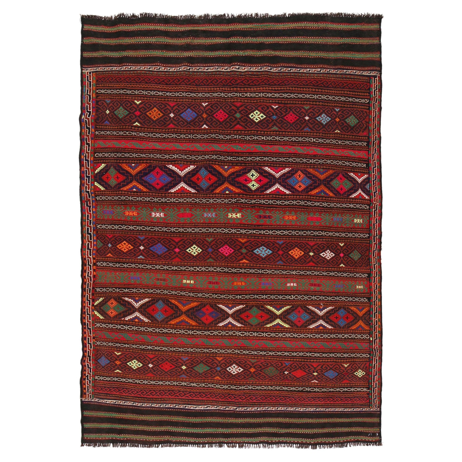 Office and Study Room Kilim 4' 10 x 7' 1 (ft) - No. G32093