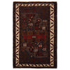 Tribal Baloch Rug 3' 0" x 4' 6" (ft) - G32095