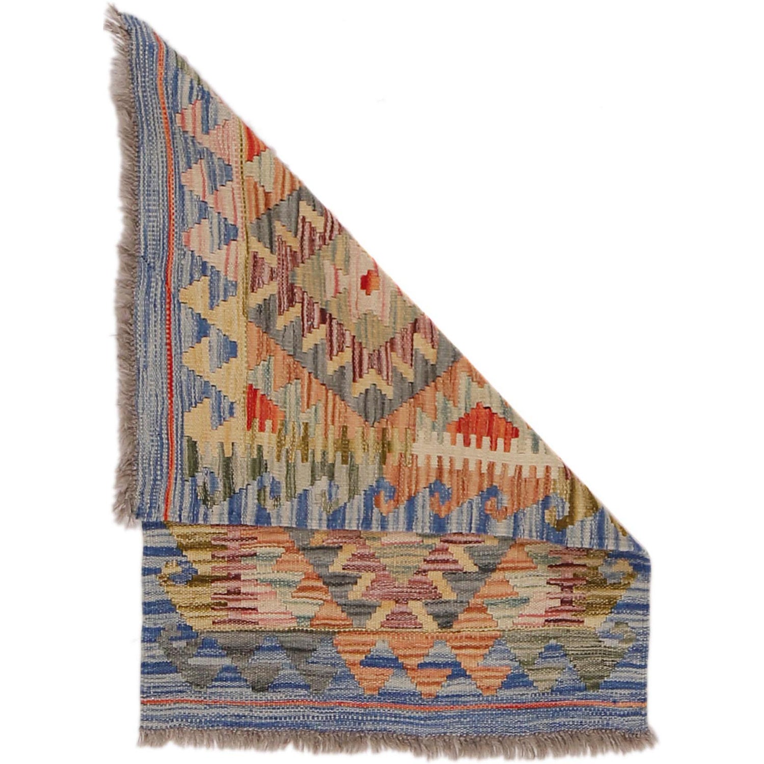 Handmade Vegetable Kilim 2' 1" x 2' 11" (ft) - No. G33003