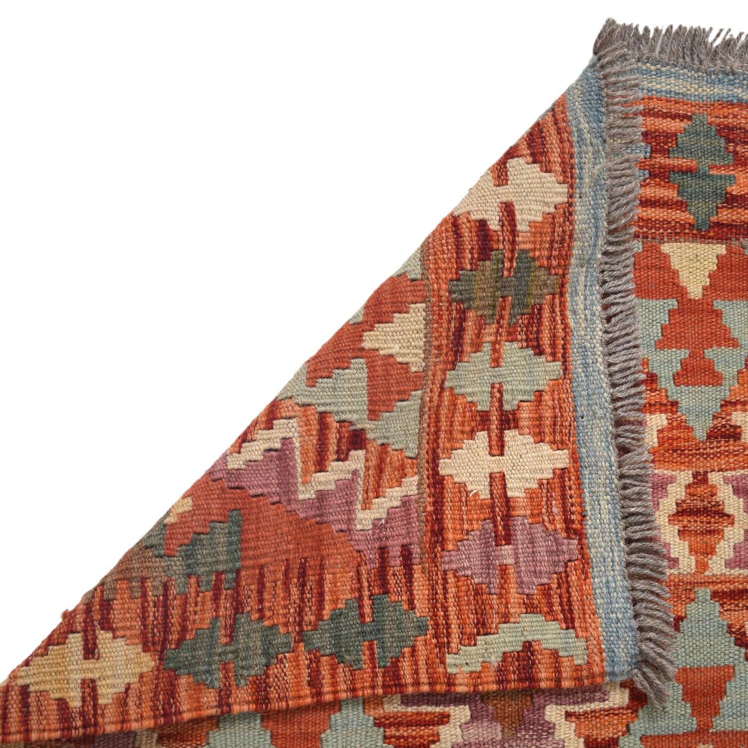 Vegetable Kelim Runner 2' 3" x 6' 5" (ft)- No. G33004