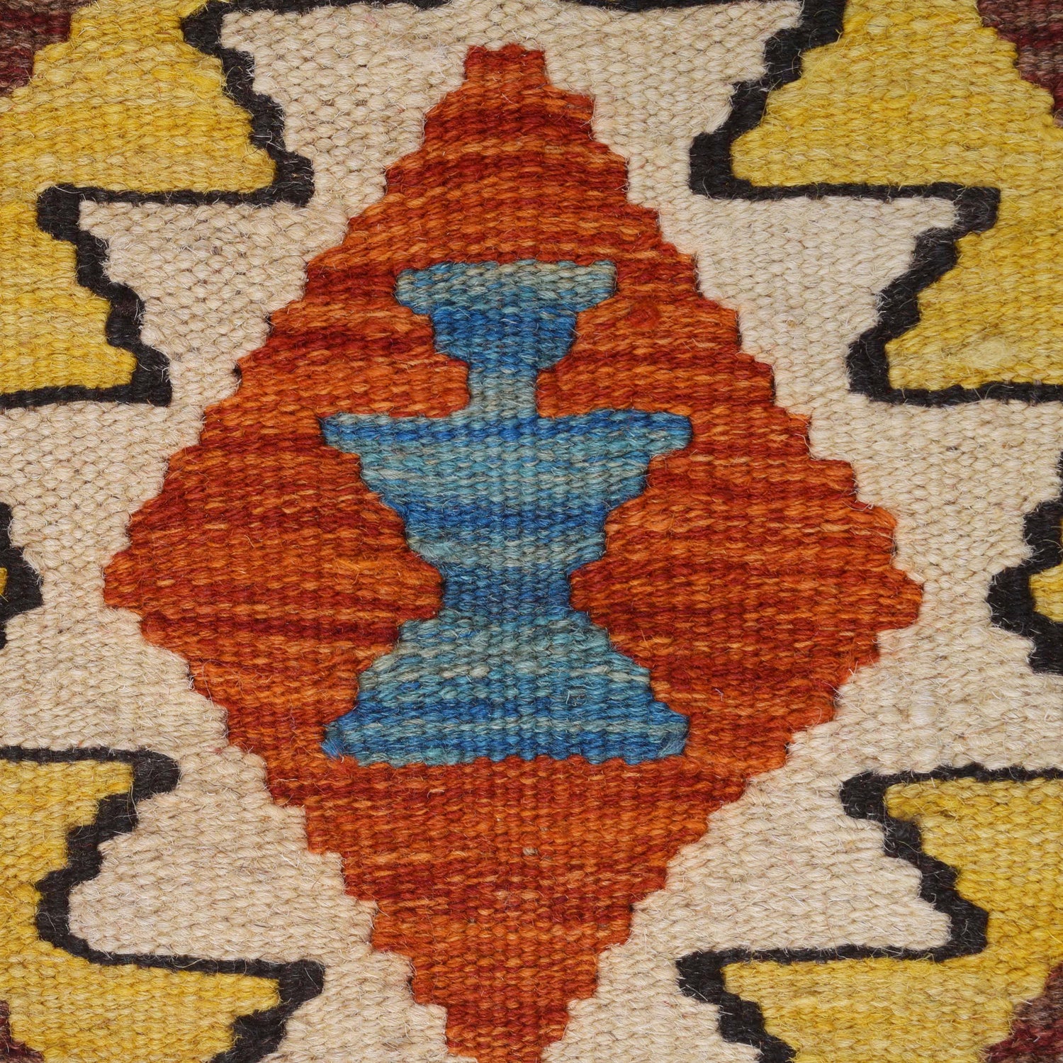 Handmade Vegetable Kelim 2' 7" x 3' 11" (ft) - No. G33007