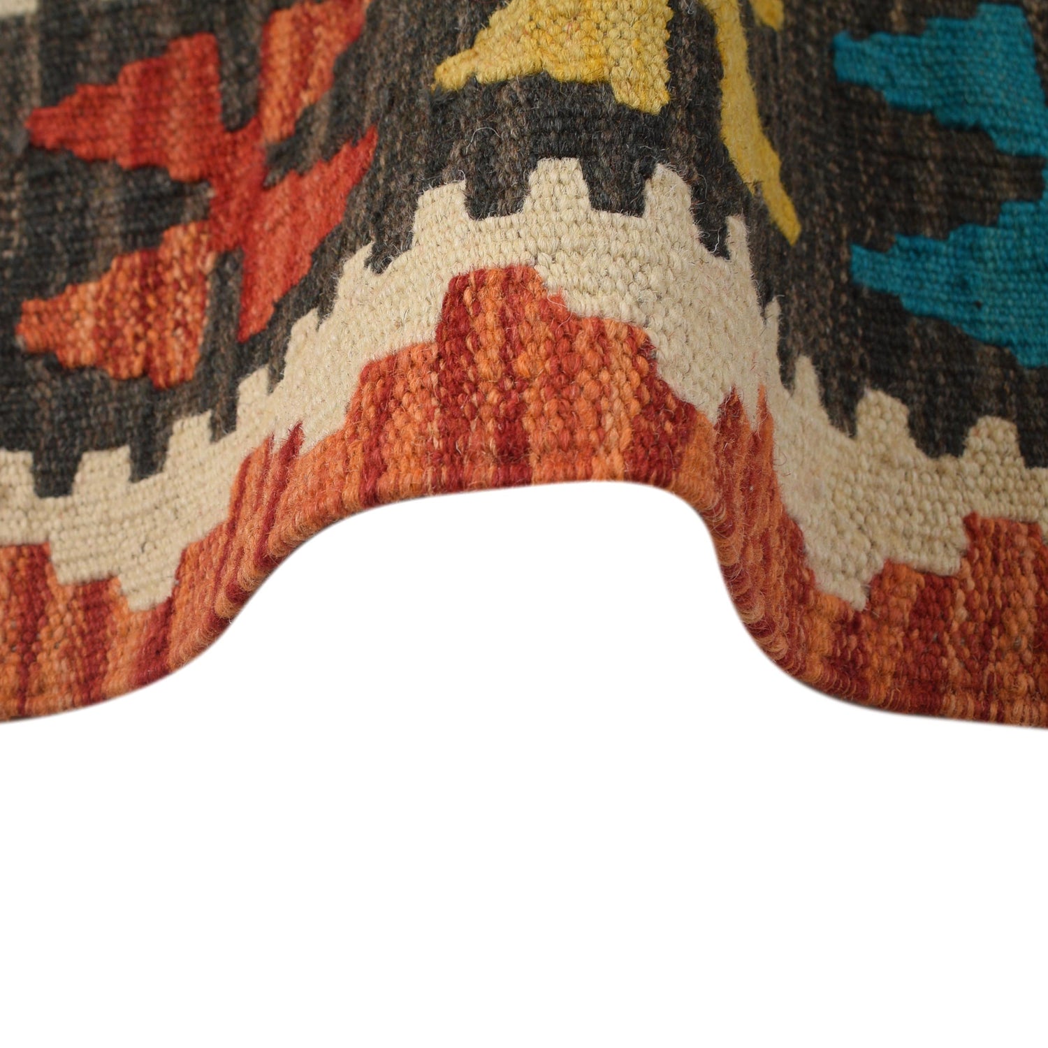 Handmade Vegetable Kelim 2' 7" x 3' 11" (ft) - No. G33007