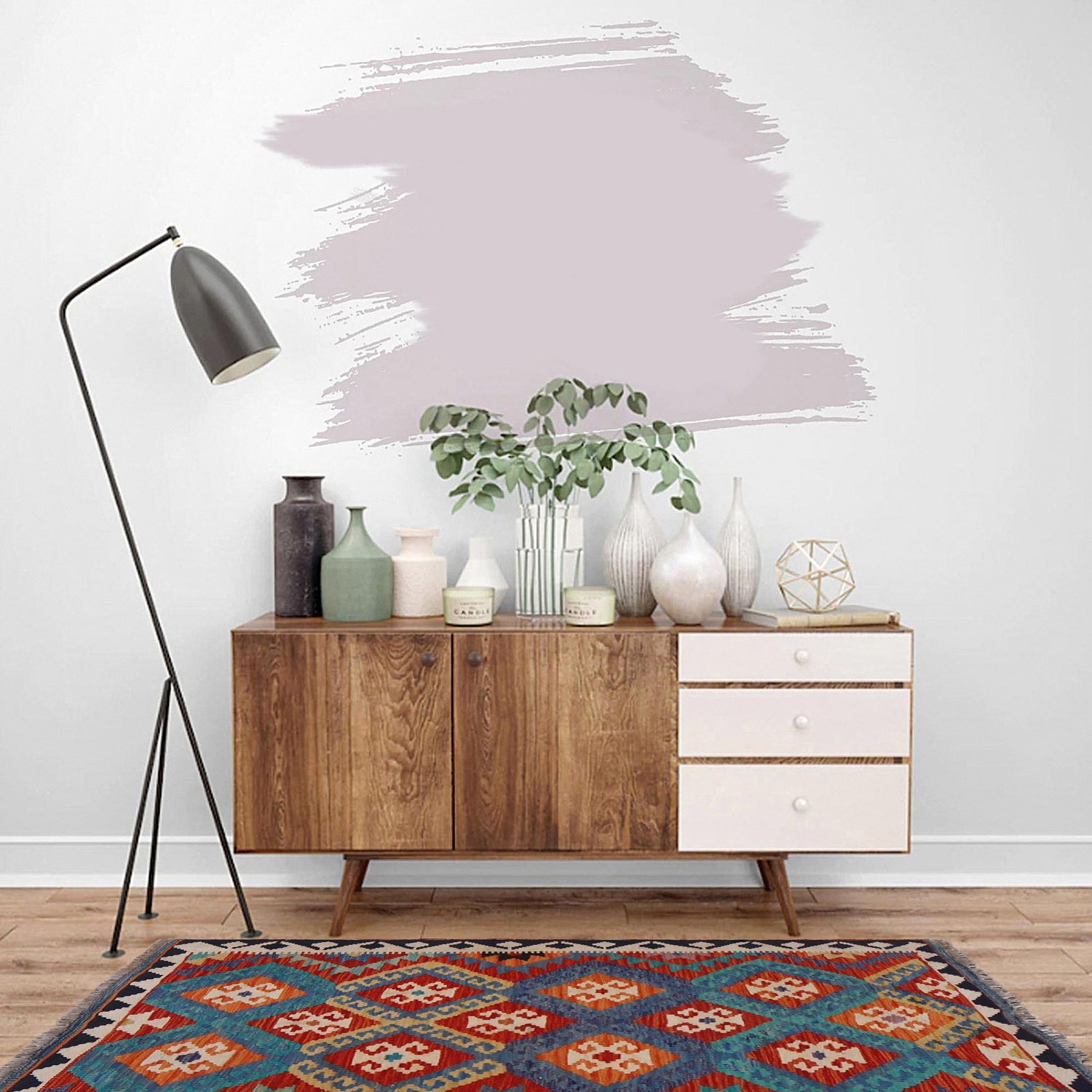 Handmade Vegetable Kelim 3' 5"  x 4' 8" (ft) - No. G33010