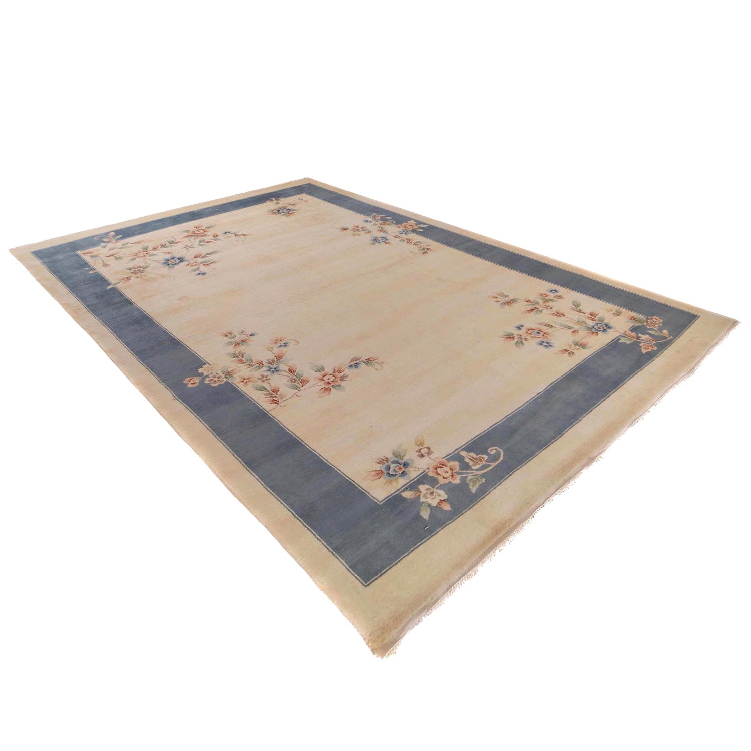 Floral Design Rug 9' 5" x 11' 10" (ft) - No. G33012