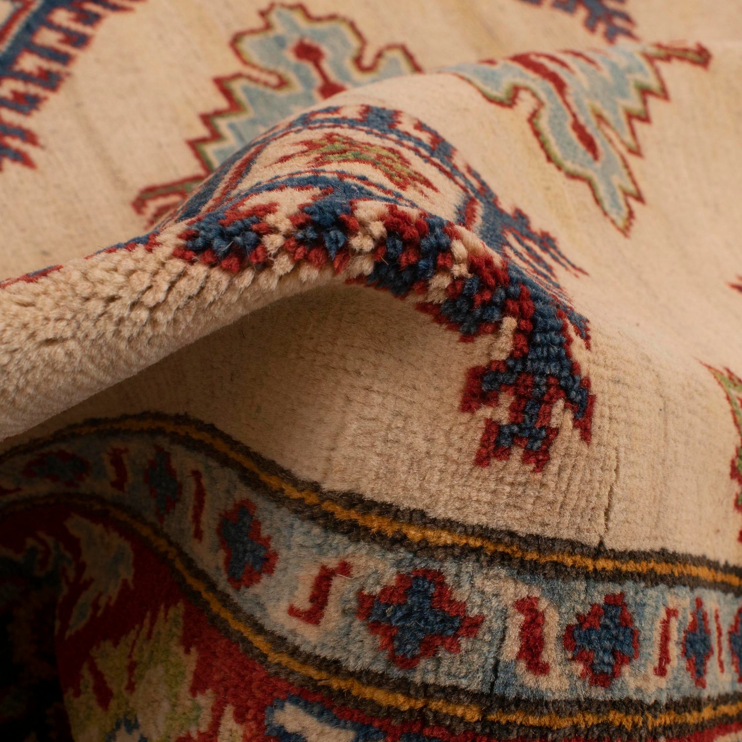 Hand Knotted Kazak Rug 4' 0" x 5' 9" (ft) - No. G33023