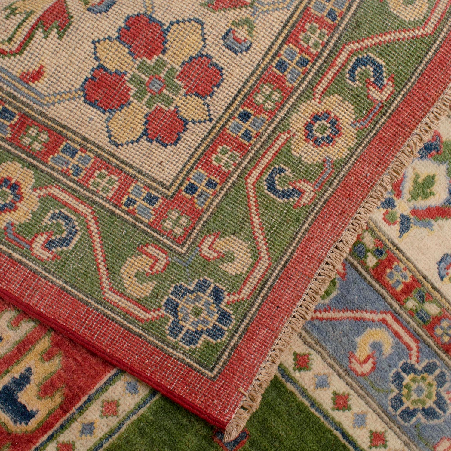 Oriental Kazak Carpet 8' 11" x 11' 11" (ft) - No. G33097