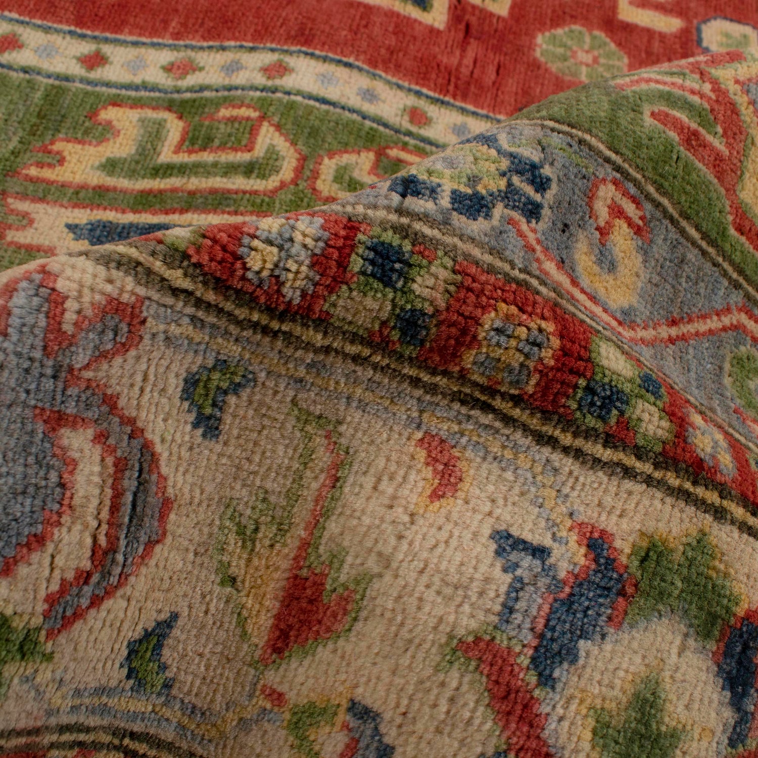 Oriental Kazak Carpet 8' 11" x 11' 11" (ft) - No. G33097