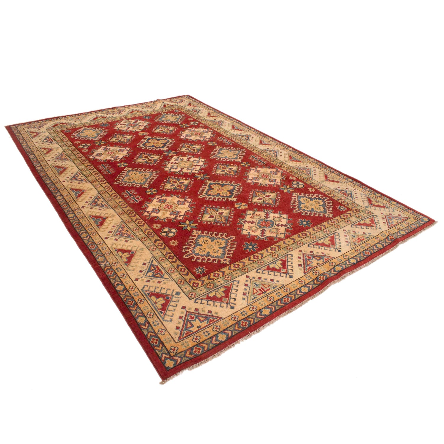 Oriental Kazak Rug 6' 5" x 9' 9" (ft) - No. G33099
