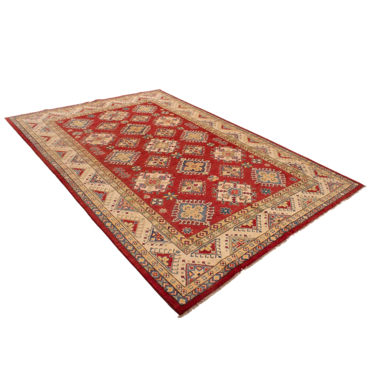 Oriental Kazak Rug 6' 5" x 9' 9" (ft) - No. G33099
