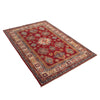 Red Kazak Rug 4' 1" x 5' 11" (ft) - No. G34000