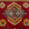 Red Kazak Rug 4' 1" x 5' 11" (ft) - No. G34000