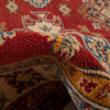 Red Kazak Rug 4' 1" x 5' 11" (ft) - No. G34000