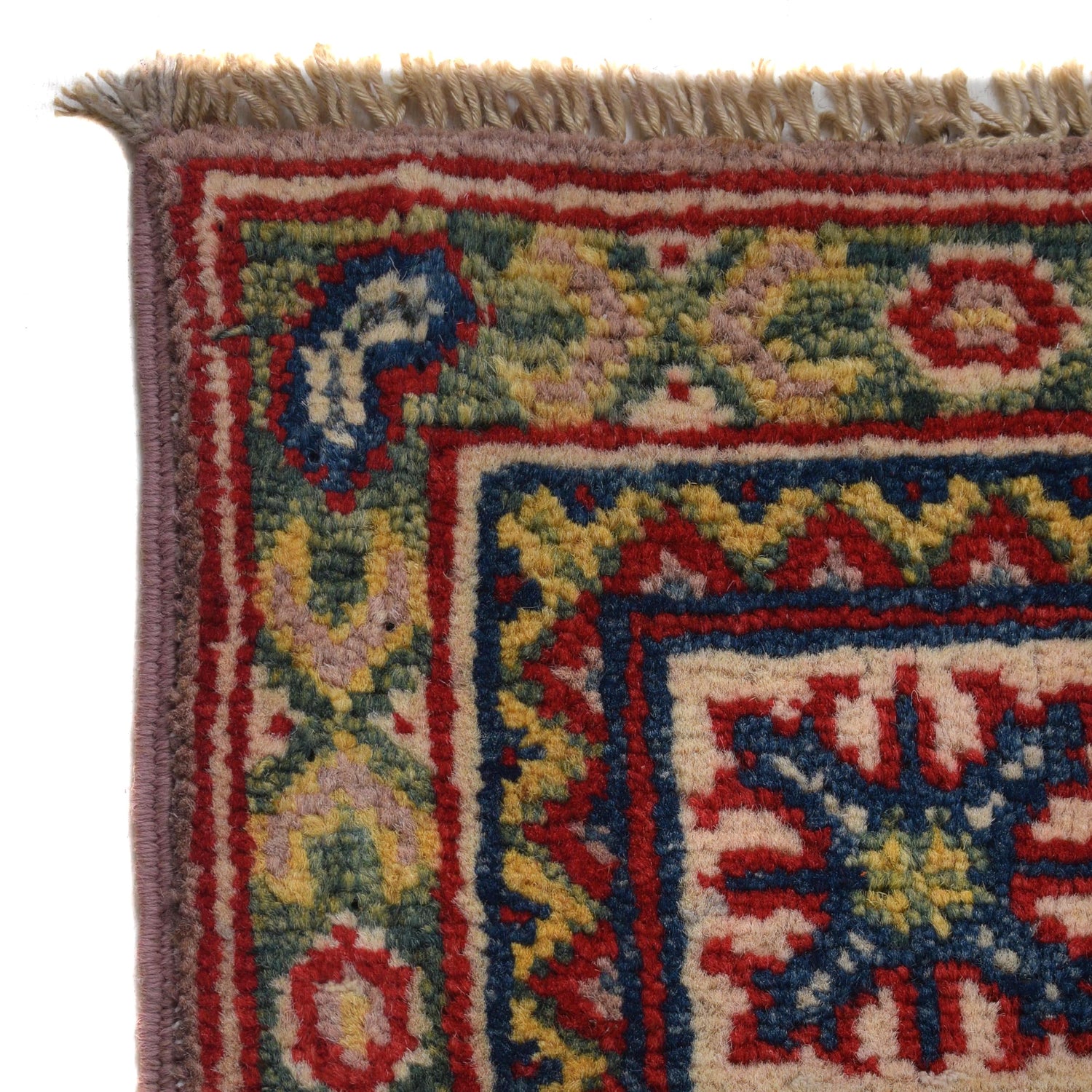 Oriental Kazak Carpet 4' 0" x 5' 11" (ft) - No. G34001