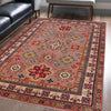 Oriental Kazak Carpet 4' 0" x 5' 11" (ft) - No. G34001