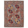 Oriental Kazak Carpet 4' 0" x 5' 11" (ft) - No. G34002