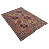 Oriental Kazak Carpet 4' 0" x 5' 11" (ft) - No. G34002