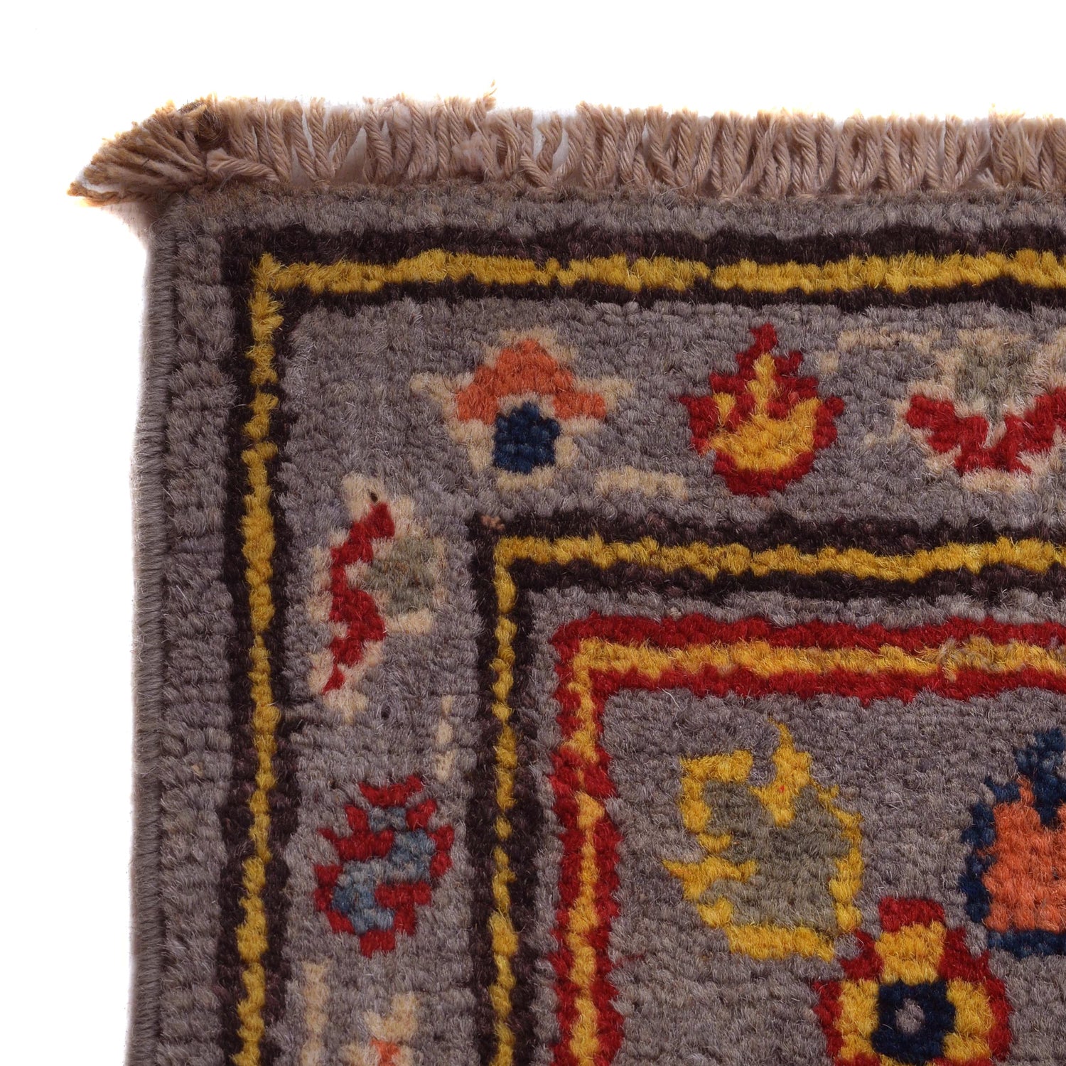 Oriental Kazak Carpet 4' 0" x 5' 11" (ft) - No. G34002