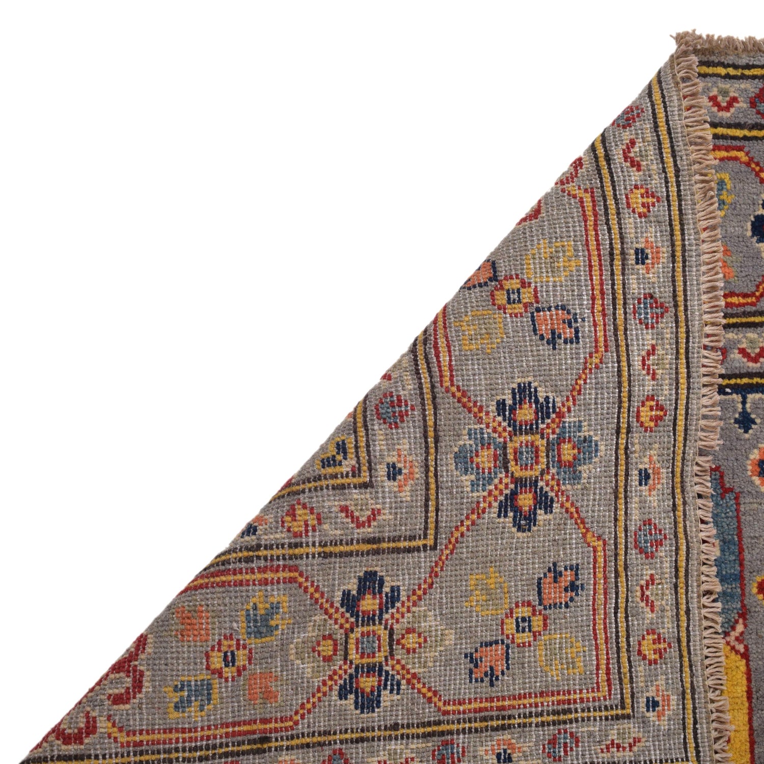 Oriental Kazak Carpet 4' 0" x 5' 11" (ft) - No. G34002
