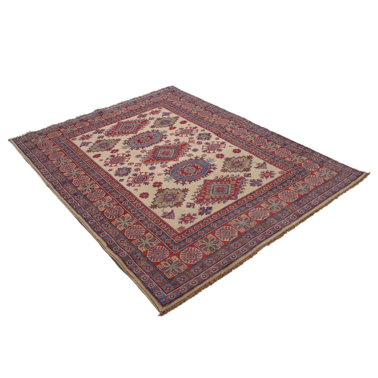 Oriental Kazak Carpet 4' 10" x 6' 5" (ft) - No. G34004