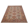 Hand Knotted Kazak Carpet 4' 1" x 6' 1" (ft) - No. G34007