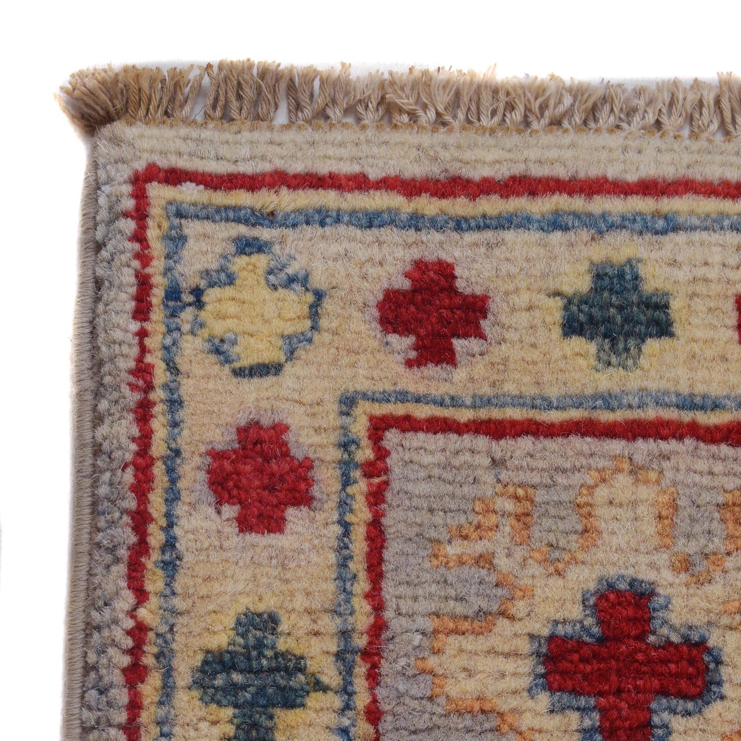 Hand Knotted Kazak Carpet 4' 1" x 6' 1" (ft) - No. G34007