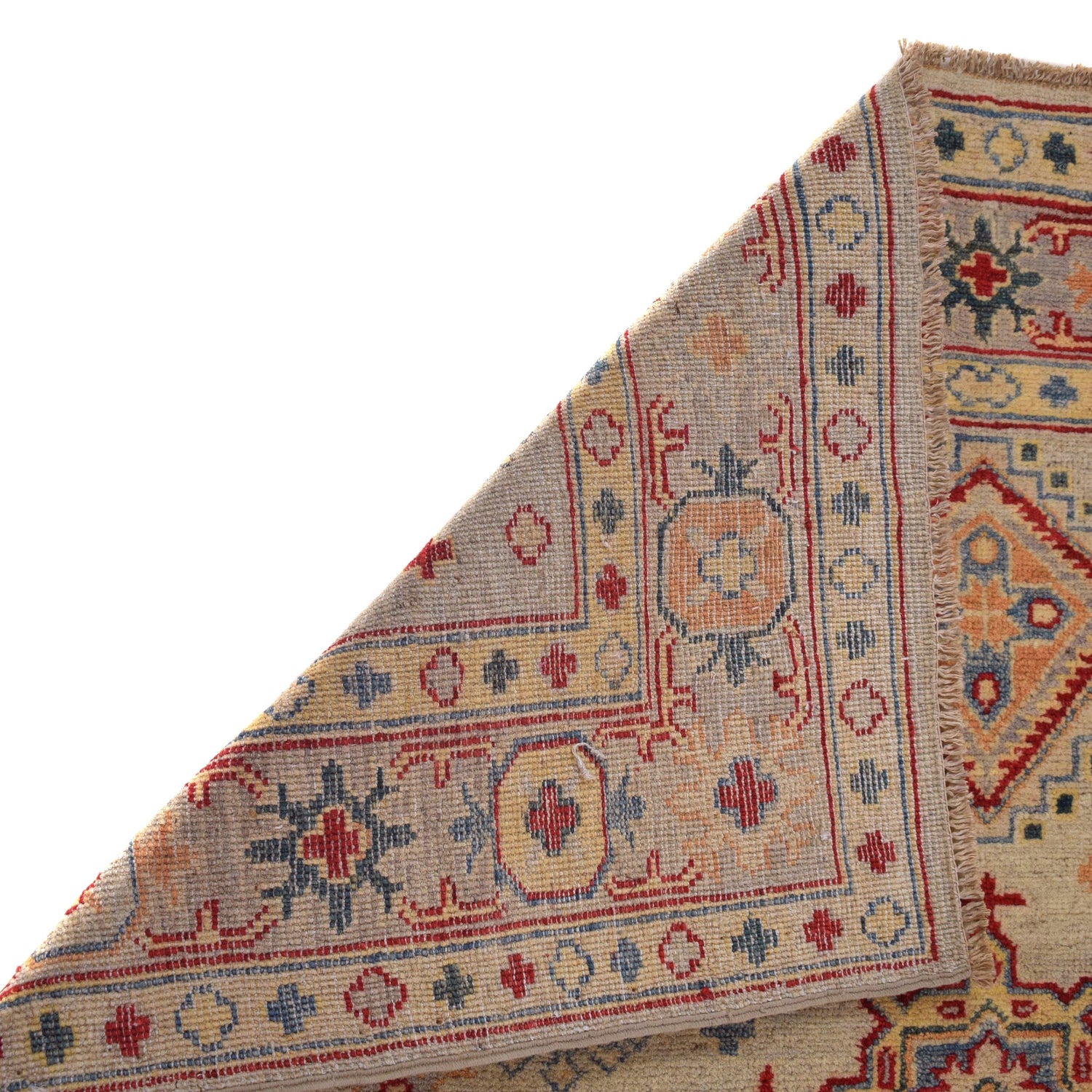 Hand Knotted Kazak Carpet 4' 1" x 6' 1" (ft) - No. G34007