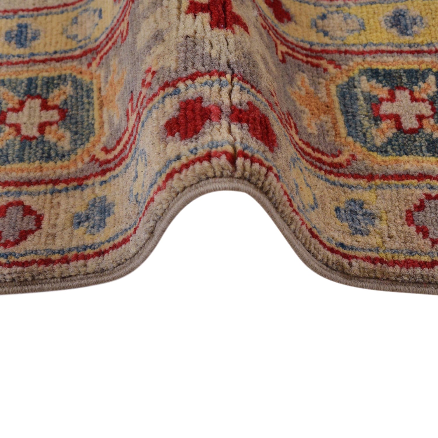 Hand Knotted Kazak Carpet 4' 1" x 6' 1" (ft) - No. G34007