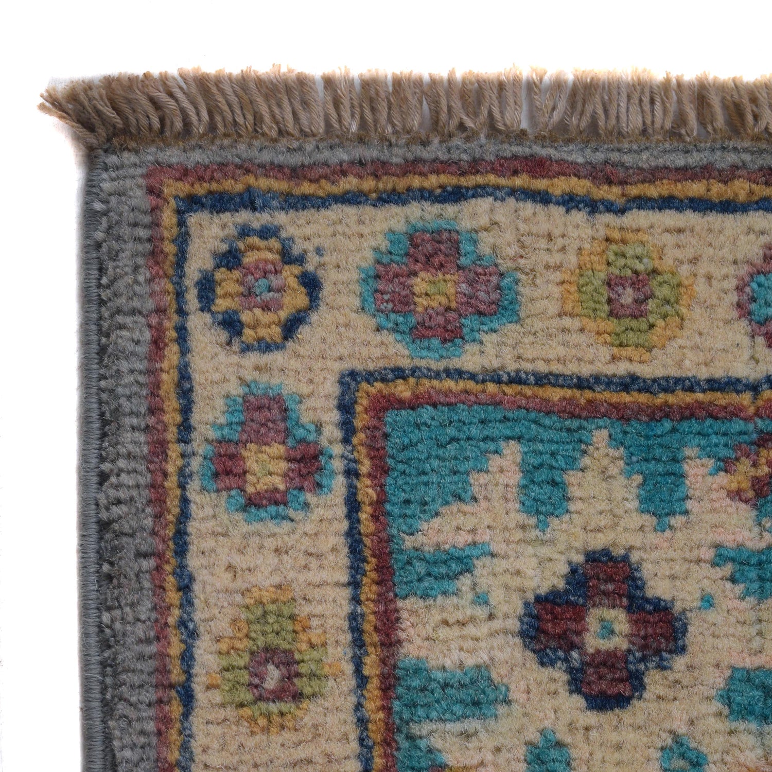 Hand Knotted Kazak Carpet 3' 10" x 6' 4" (ft) - No. G34008