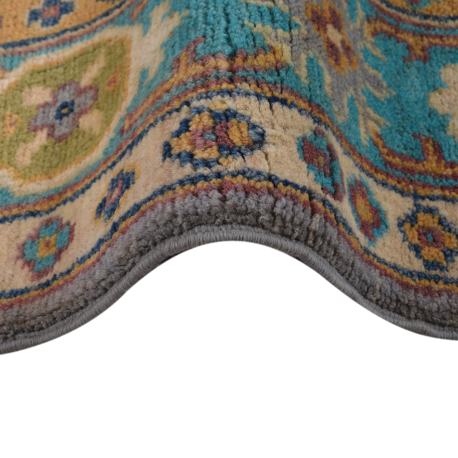 Hand Knotted Kazak Carpet 3' 10" x 6' 4" (ft) - No. G34008