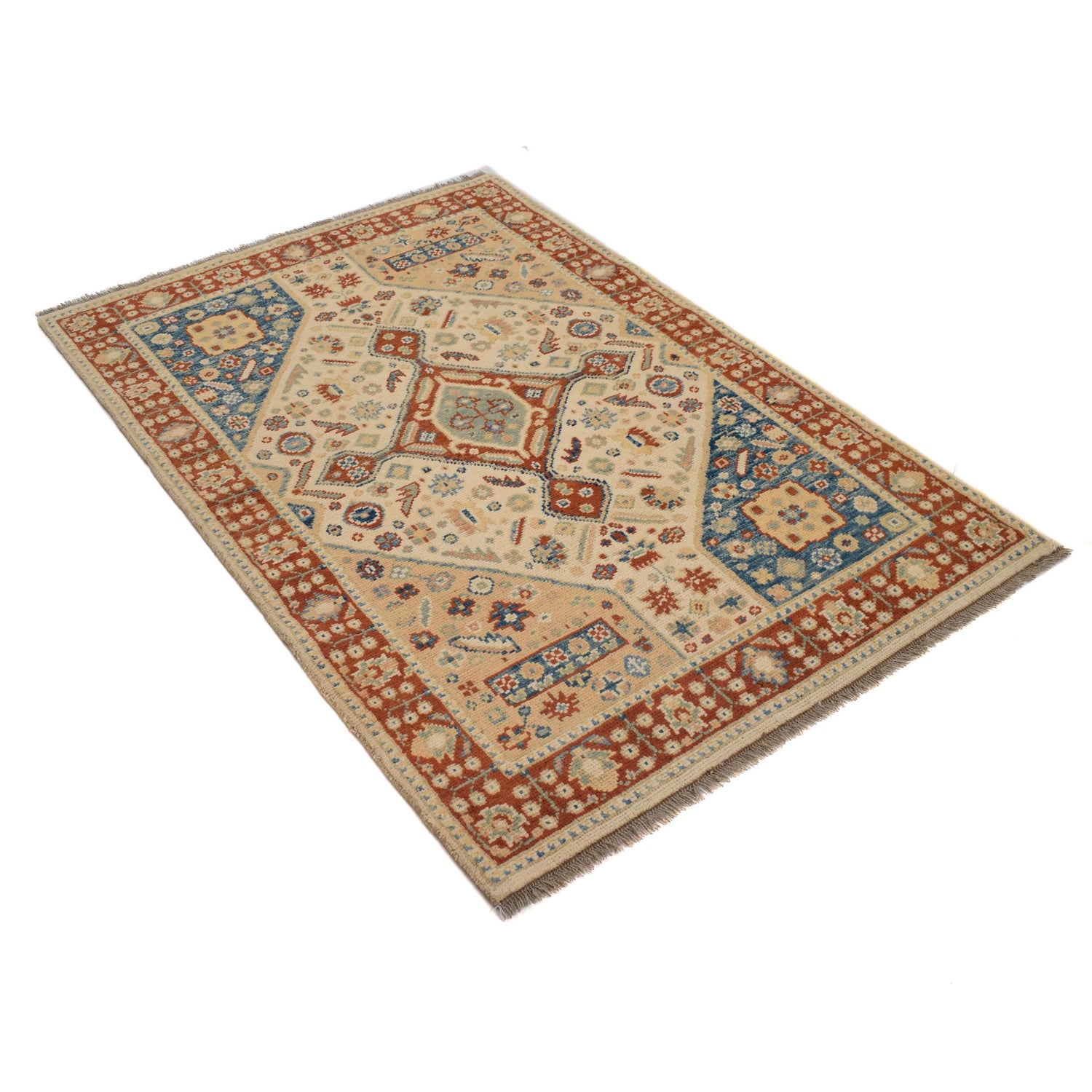 Turkish Design Oushak Rug 3' 9 x 5' 8 (ft) - No. G34009