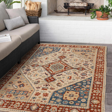Turkish Design Oushak Rug 3' 9 x 5' 8 (ft) - No. G34009