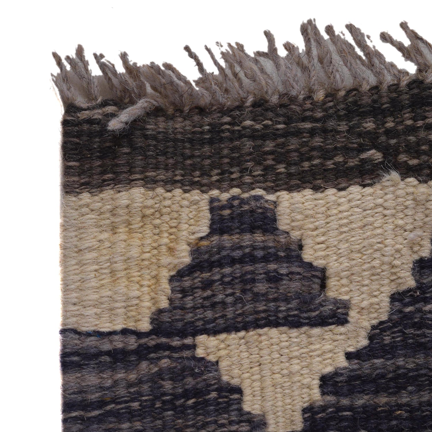 Handmade Vegetable Kelim 4' 0" x 5' 2" (ft) - No. G34011