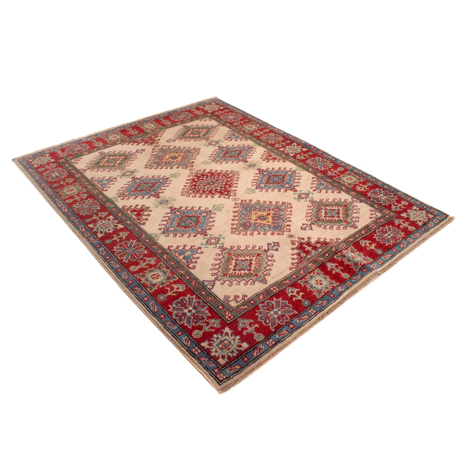 Hand Knotted Kazak Rug 5' 1" x 6' 5" (ft) - No. G34020