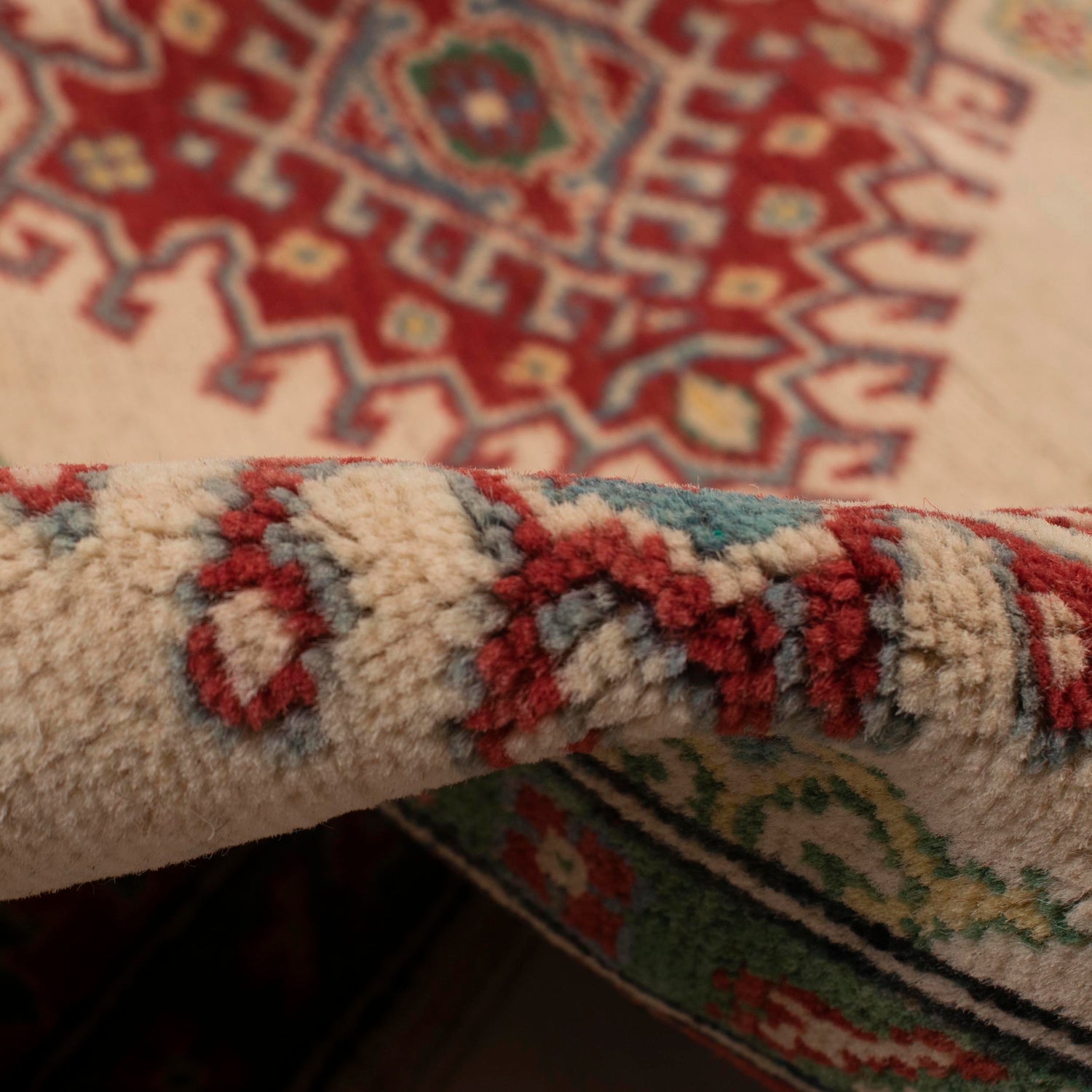 Hand Knotted Kazak Rug 5' 1" x 6' 5" (ft) - No. G34020