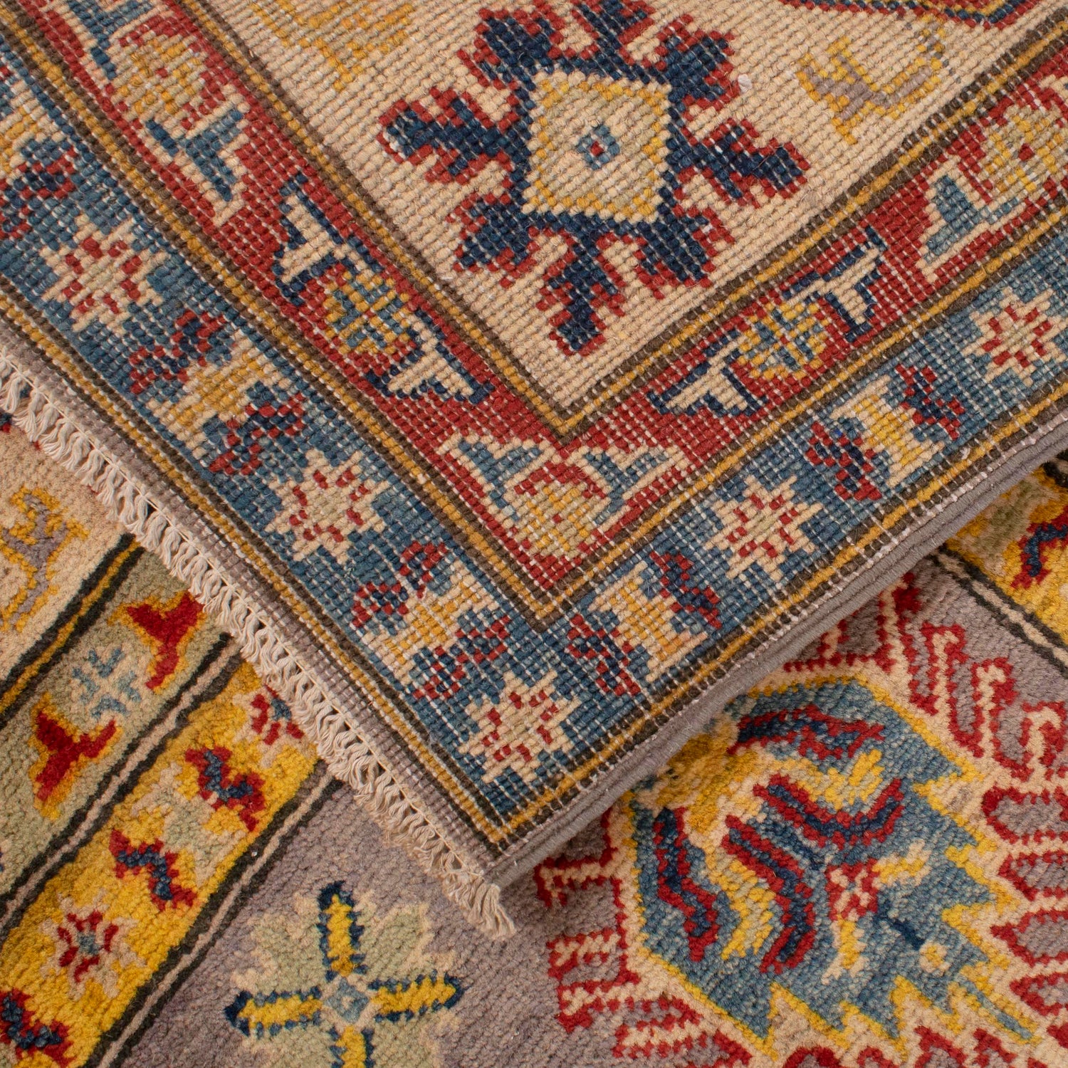 Grey Kazak Rug 4' 11" x 7' 0" (ft) - No. G34021