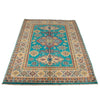 Blue Kazak Rug 4' 0" x 5' 5" (ft) - No. G34022