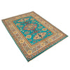 Blue Kazak Rug 4' 0" x 5' 5" (ft) - No. G34022