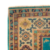 Blue Kazak Rug 4' 0" x 5' 5" (ft) - No. G34022
