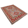 Hand Knotted Kazak Rug 5' 0" x 6' 7" (ft) - No. G34024
