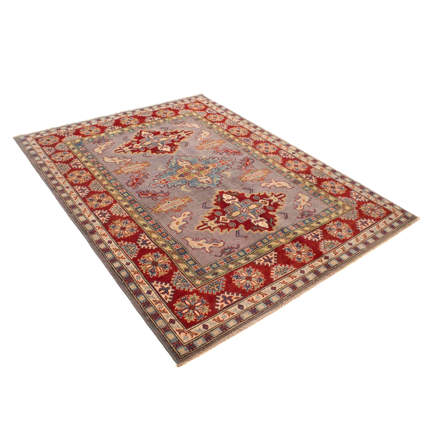 Oriental Kazak Rug 5' 0" x 6' 7" (ft) - No. G34024