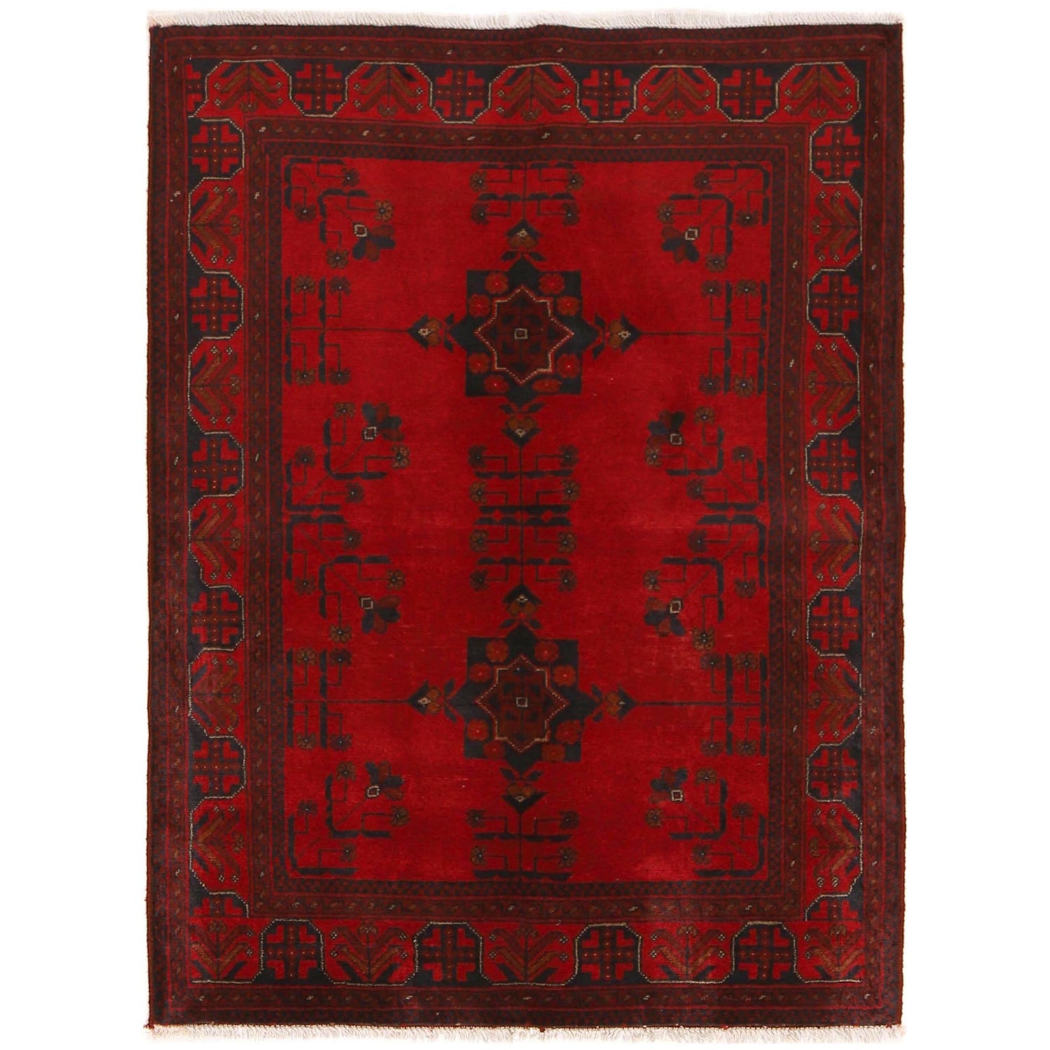 Oriental Khal Mohammadi Rug 3' 7" x 4' 9" (ft) - No. G34137