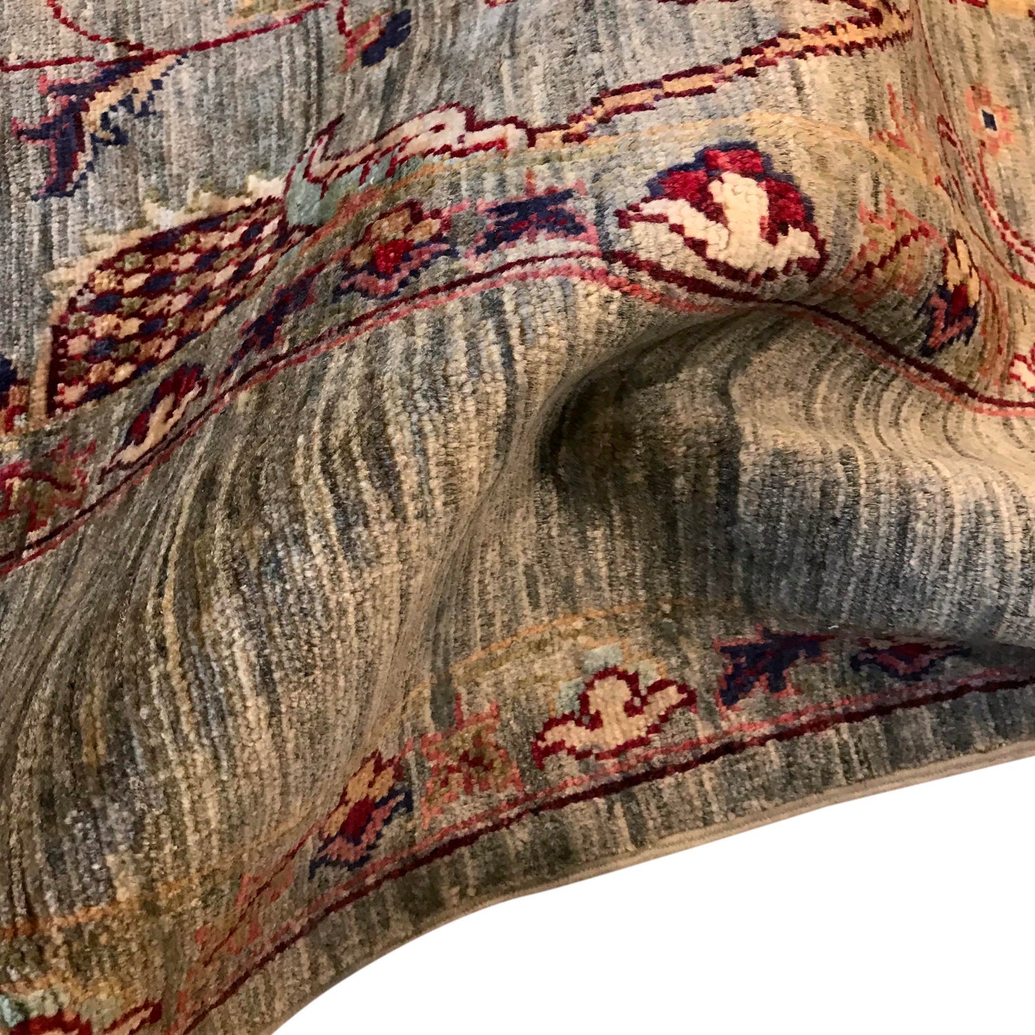 Contemporary Style Sultani Qaleen 6' 6" x 9' 5" (ft) - No. G34139